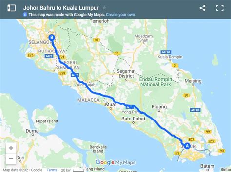 EXACTLY How To Get From Johor Bahru To Kuala .